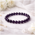 Royal Amethyst Healing Bracelet - Protection & Inner Peace (8mm)