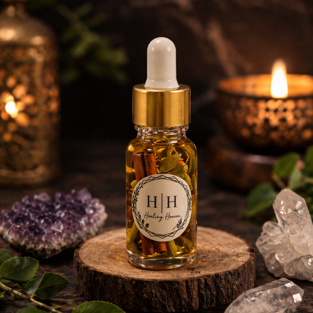 Divine Aura Cleansing Oil – Energy Protection & Negative Energy Removal Elixir