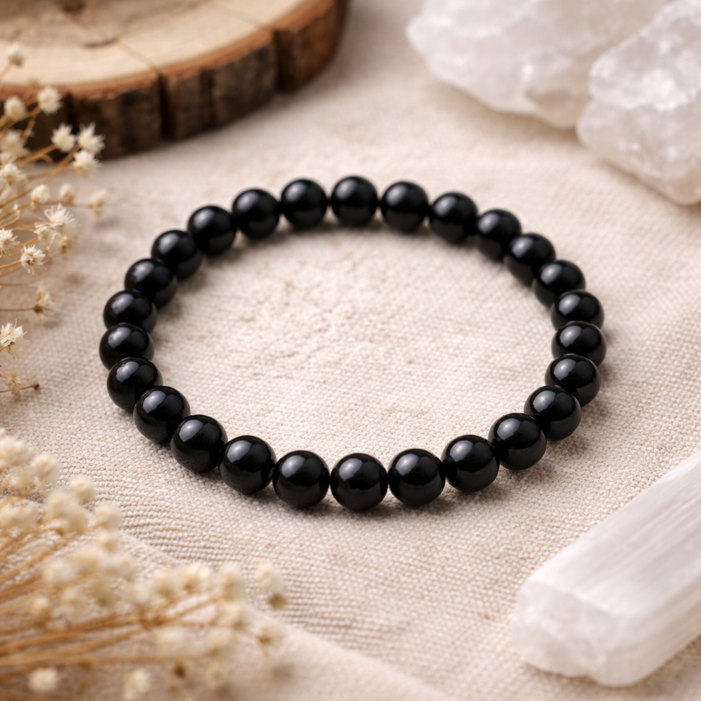 Power Shield Black Tourmaline Protection Bracelet (8mm)