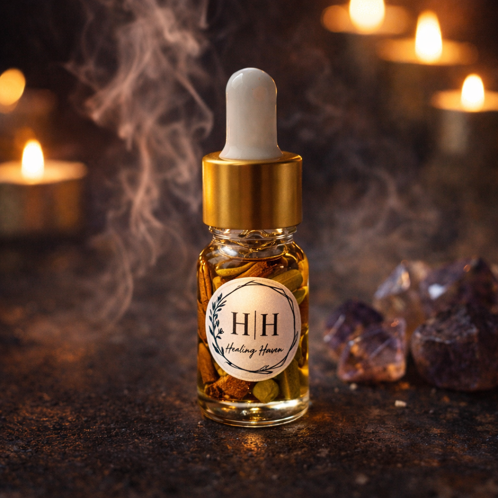 Divine Aura Cleansing Oil – Energy Protection & Negative Energy Removal Elixir