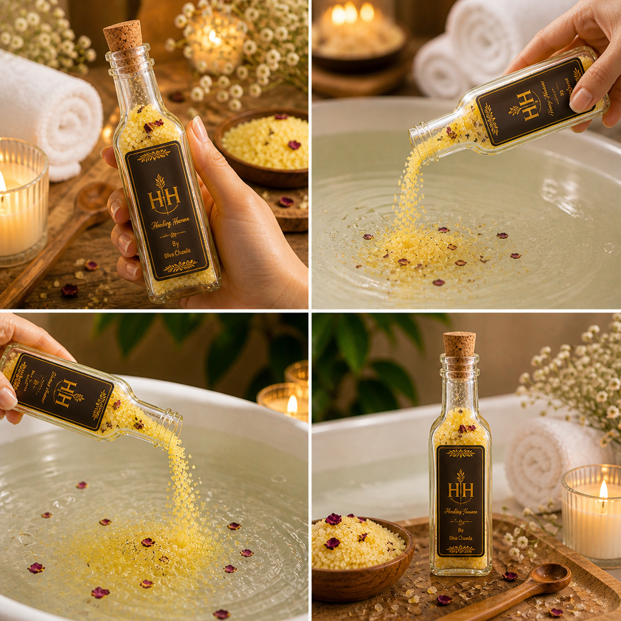 Sacred Aura Cleansing Bath Salt - Negativity Release Ritual
