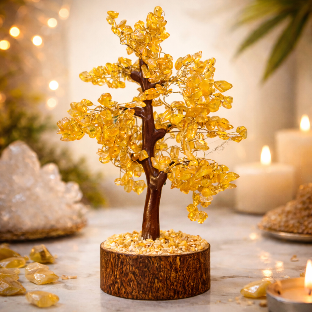 Citrine Crystal Tree - Abundance & Positive Energy